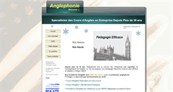 Desktop Screenshot of anglophonie.fr